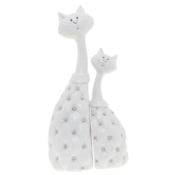 Фигурка декоративная Коты, 9х4,5х19 см - фото