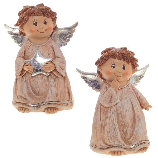 Фигурка декоративная Ангел, 7,5х6х10,5 см, 2 в. - фото