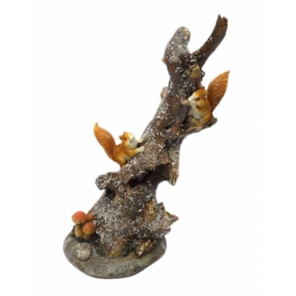 Фигурка декоративная Белочки, 13,5х8,5х19,5 см - фото