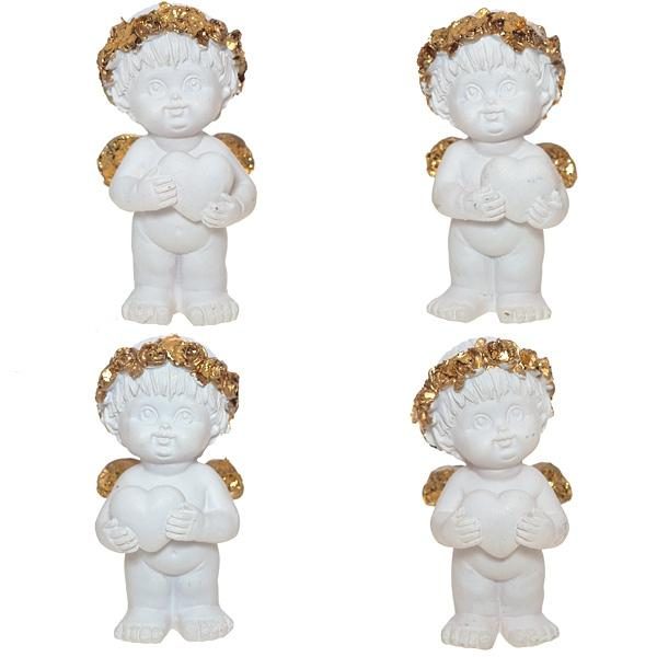 Фигурка декоративная Ангел. Дарующий любовь, 4 в., L2,6 W2,5 H5,3 см - фото