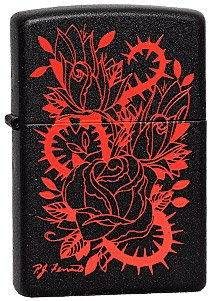 Зажигалка Zippo 4*6см. Узоры - фото