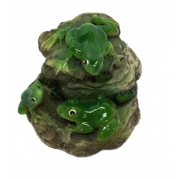 Фигурка декоративная Лягушки, 5х4х3,5 см - фото
