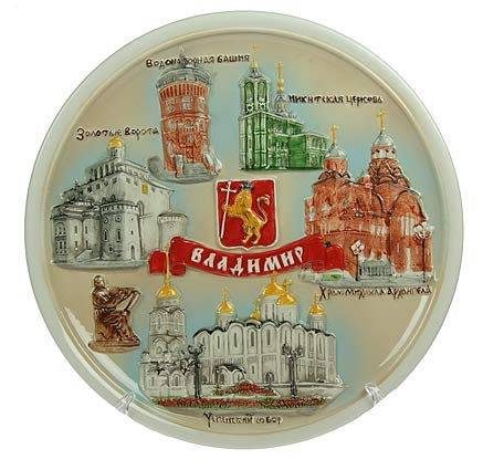 Тарелка декоративная Владимир 30*30см - фото