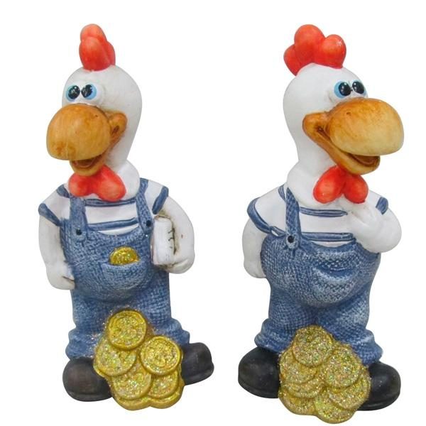 Фигурка декоративная Петушок, 5х4,7х10,3 см, 2 в. - фото