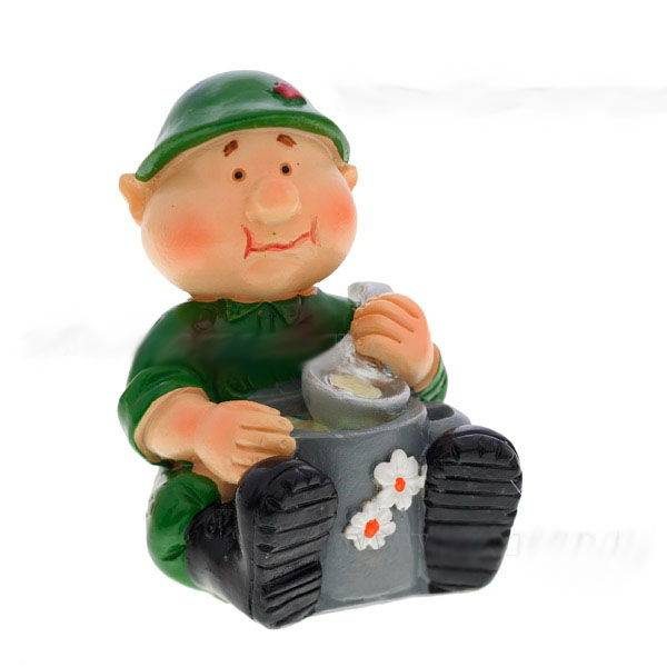 Фигурка декоративная Военный, L5,3 W4,4 H6 см - фото