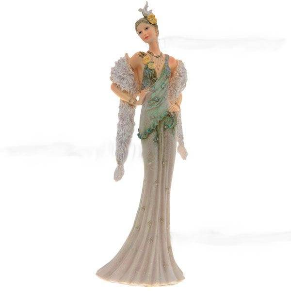 Фигурка декоративная Девушка, 13х9,5х38,5 см - фото