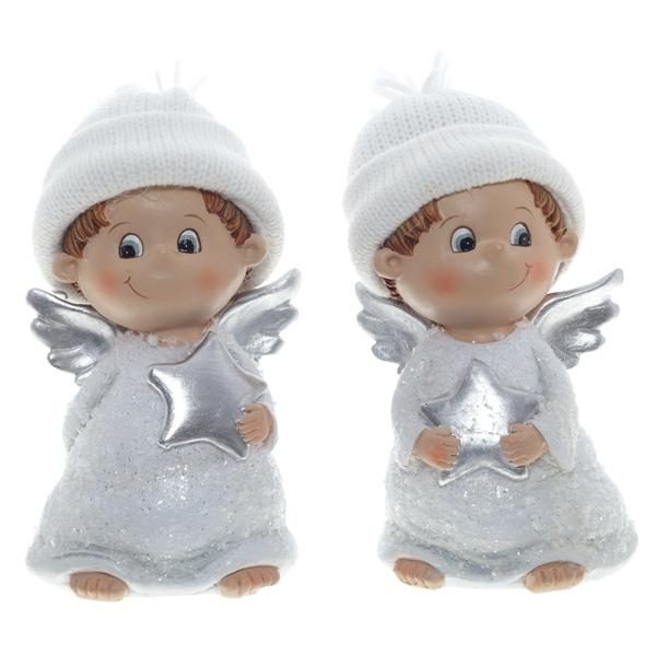 Фигурка декоративная Ангел, 7,5х6х16 см, 2 в. - фото