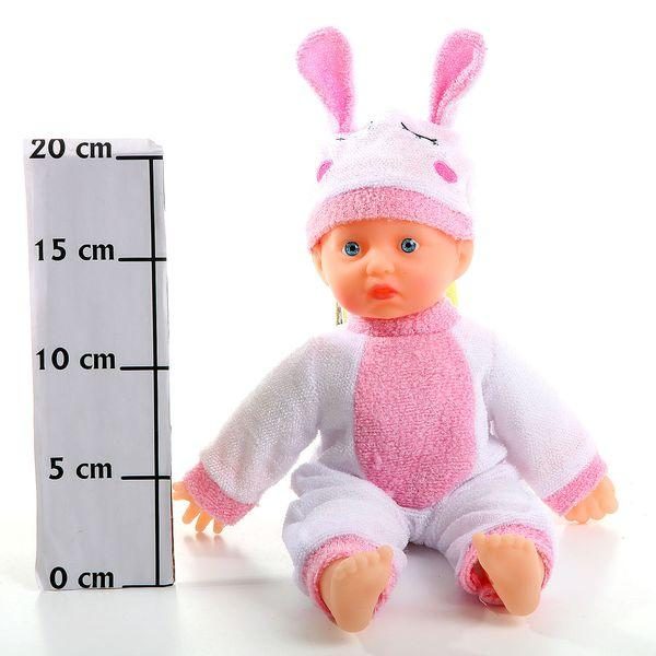 Пупс пластм. , Lovely Baby, мягкое тело, свет, звук, 30 см - фото