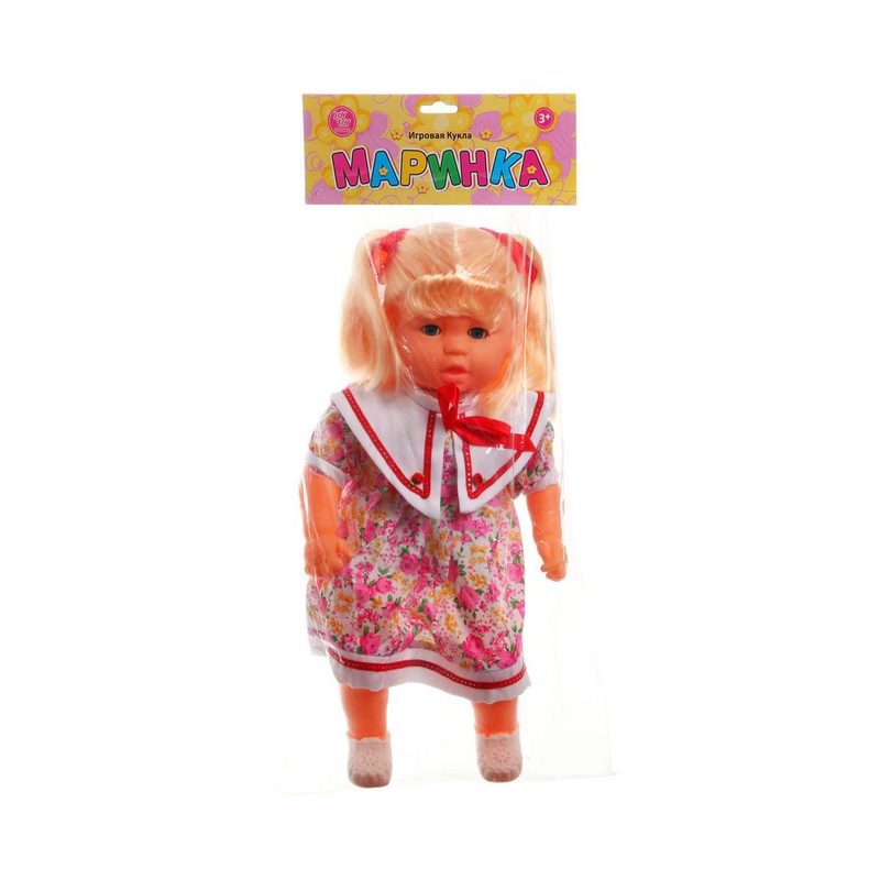 Моя любимая кукла JOY TOY девочка в платье с бантиком, 46см, 1 вид - фото