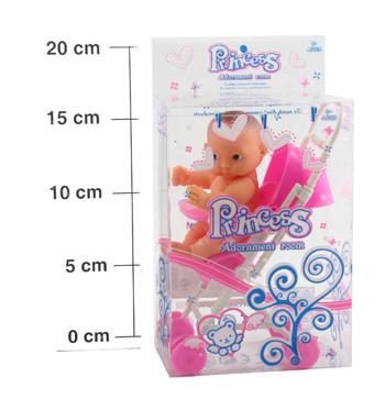 Кукла в коляске 17*12*7см Princess - фото