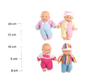Пупс 13см 4шт. Lovely Baby - фото