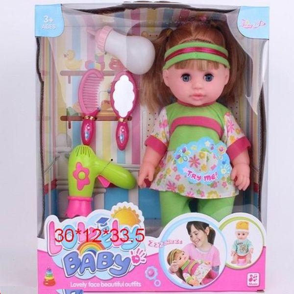 Кукла Lovely Baby озвученная с аксессуарами, 30х12х33, 5 см - фото