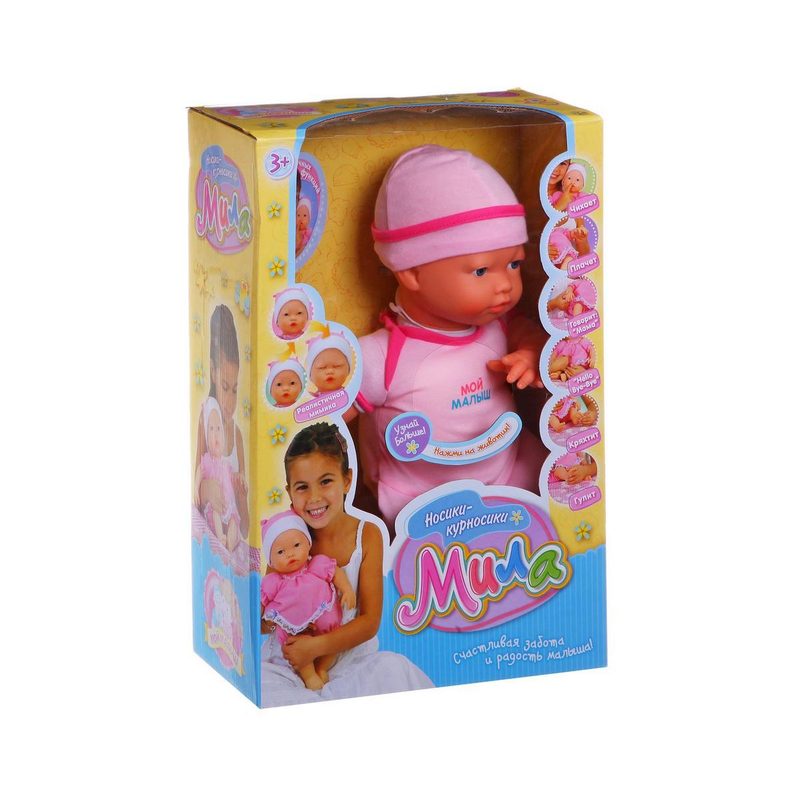 Пупс функц. Mila, Realistic Baby, озвучен - фото