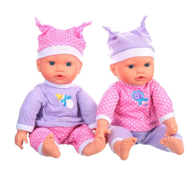 Кукла Мила Близняшки Joy Toy, общаются друг с другом - фото