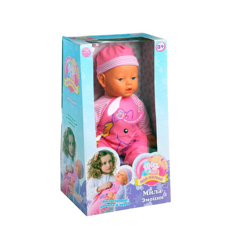 Кукла Мила Эмоции Joy Toy, говорит, смеется - фото