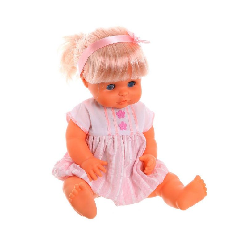 Пупс My Baby девочка на качелях (муз), 51*42*13см - фото