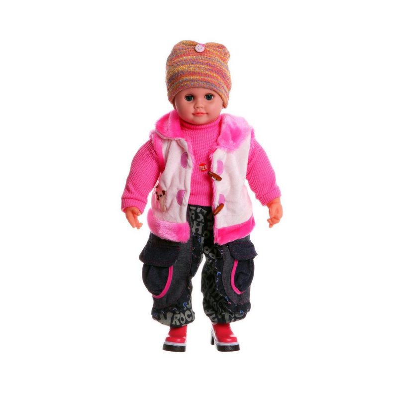 Кукла Joy Toy Ксюша , 61х30х14см, моргает глазами, поворачивает голову, говорит и поёт - фото