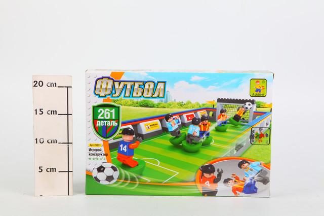 Конструктор футбольный матч , 261 дет. , 32х21, 5х5 см - фото