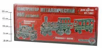 Конструктор мет. железная дорога эл. 860 Тридевятое Царство - фото