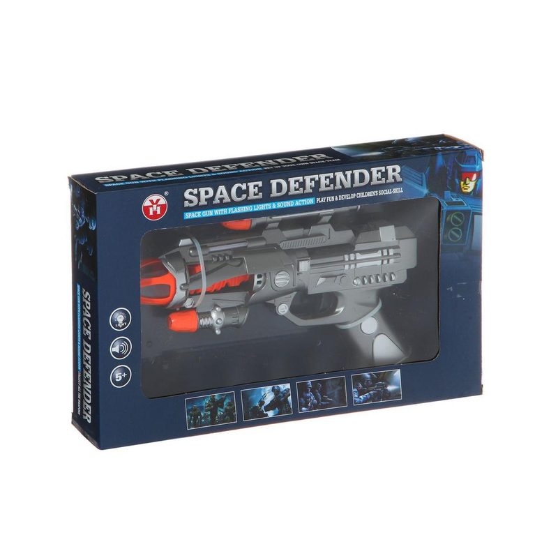 Оружие Пистолет космич. (свет, звук) 32*20*6см, Space Defender - фото