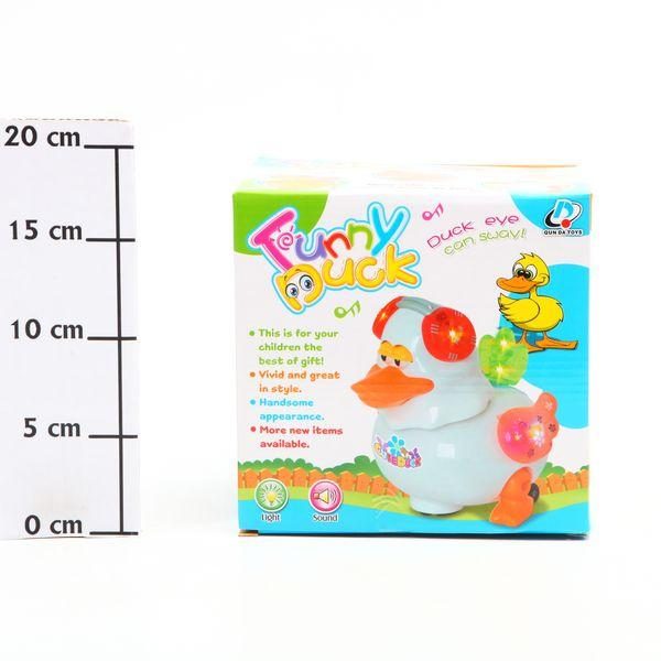 Игруш. утенок Funny Duck, музыка, свет, 17, 5*13, 5*17см - фото