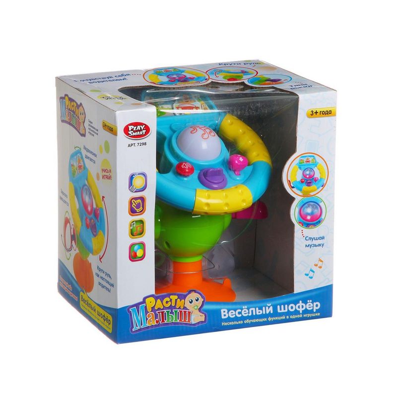 Разв. игрушка Веселый шофер Play Smart, 22*22*17см - фото