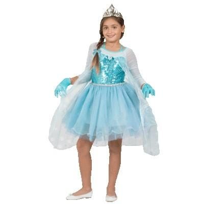 Изящный костюм Эльзы Frozen - фото