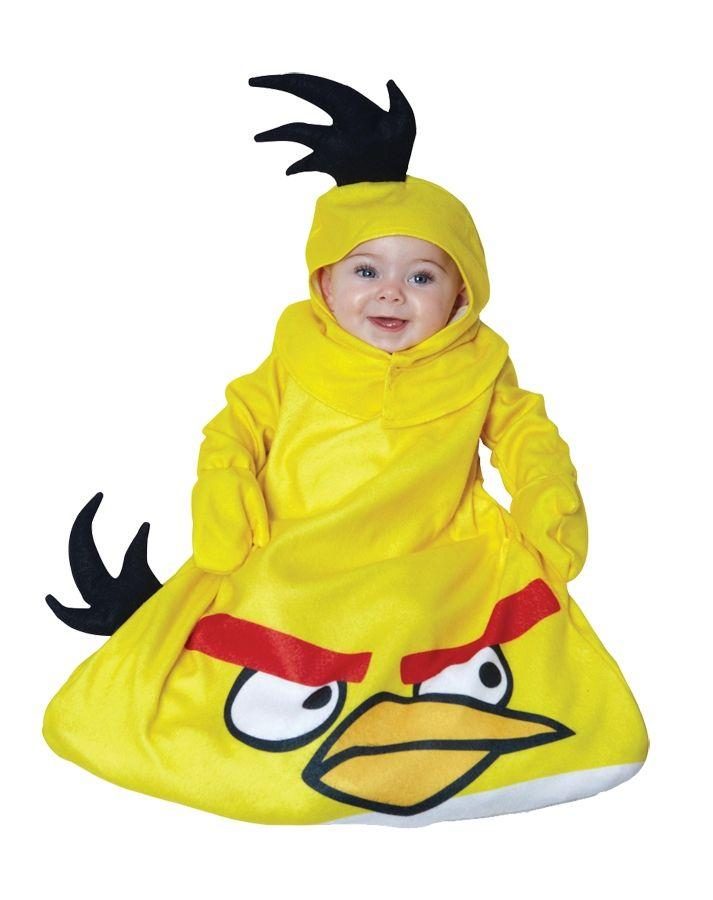 Желтый костюм Angry Birds для малышей - фото