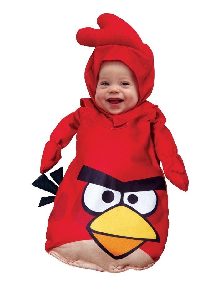 Красный костюм Angry Birds для малышей - фото