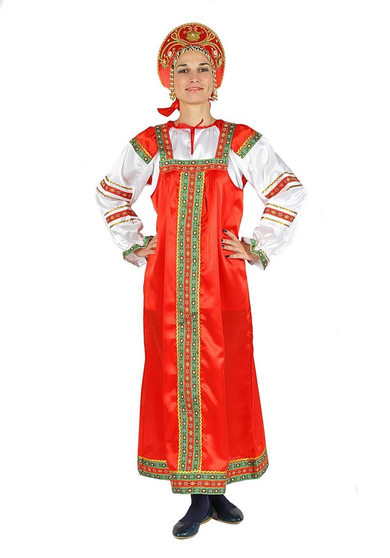 Красный костюм Машенька - фото