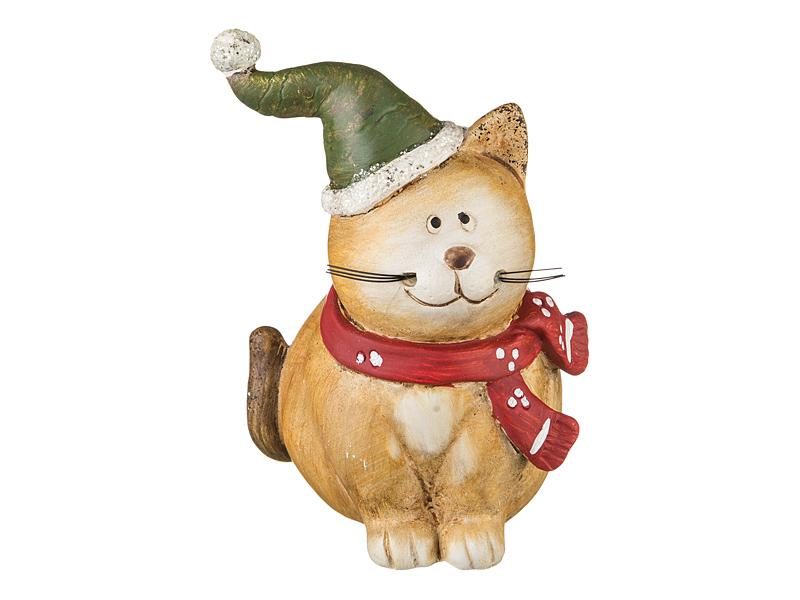 Фигурка кот 8*8*12,5 см. - фото