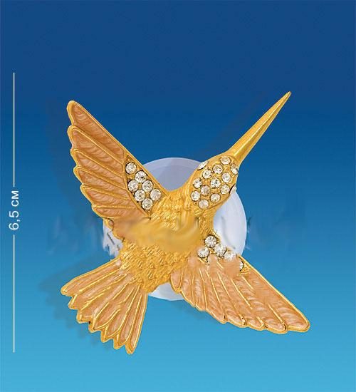 AR-4133/ 7 Фигурка на липучке Колибри золотая (Юнион) - фото