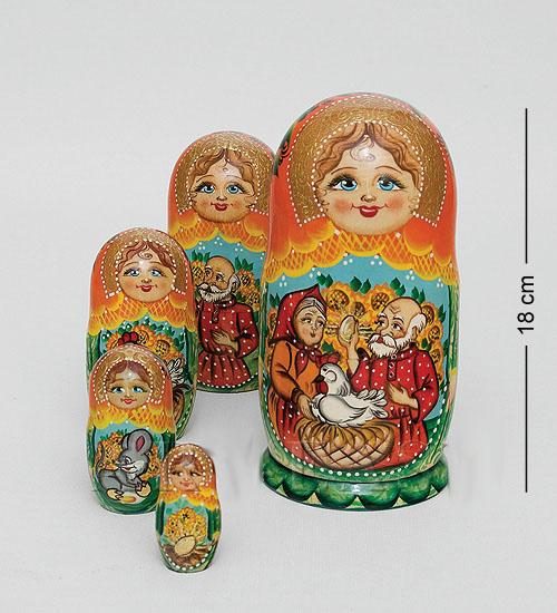 МР-25/10 Матрешка 5м Курочка ряба - фото