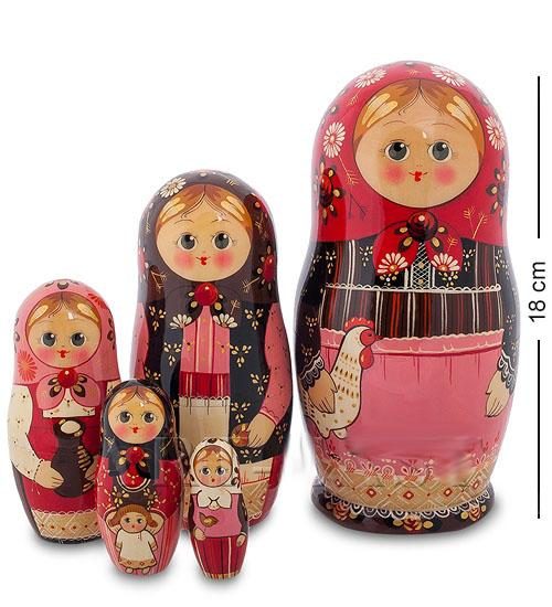 МР-20/16 Матрешка 5м Анюта с курицей  СП - фото