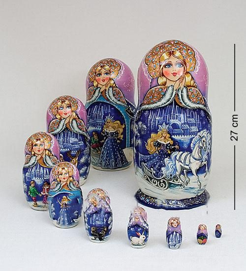 МР-26/15 Матрешка-Сказка 10м Снежная Королева - фото