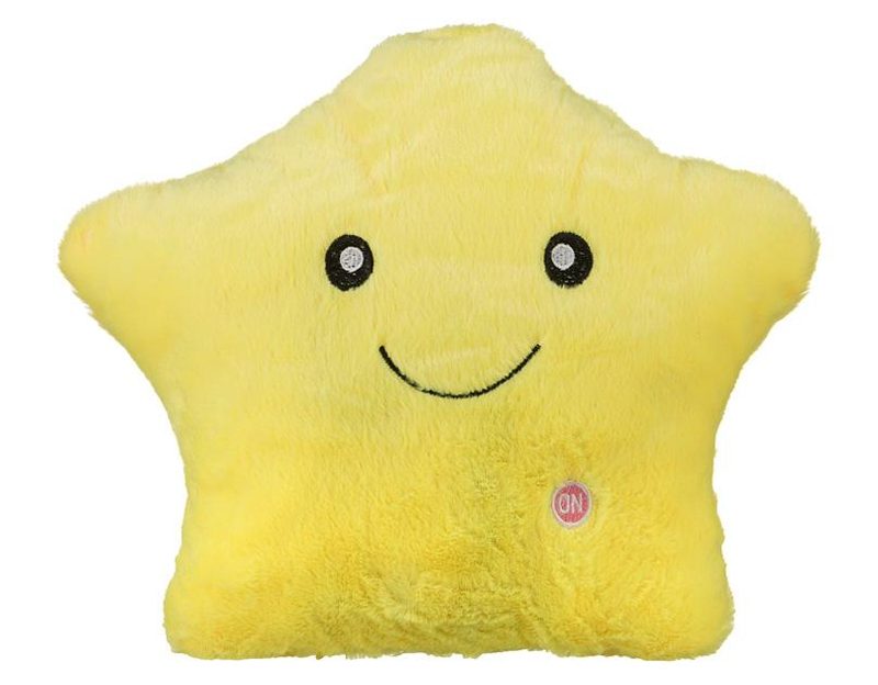 Подушка декоративная звездочка smile 35*30 см.без упаковки - фото