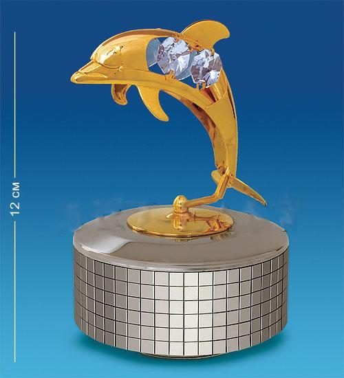 AR-3358 Фигурка музыкальная Дельфин (Юнион) - фото