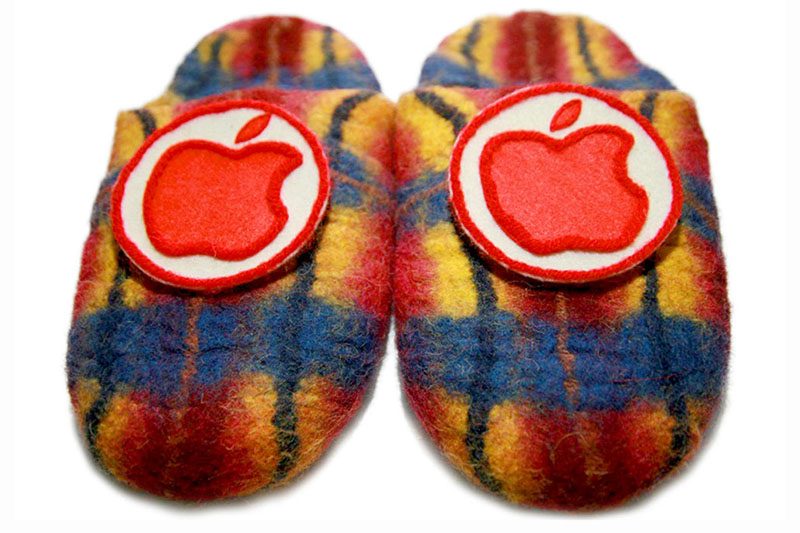 Тапочки Apple - фото