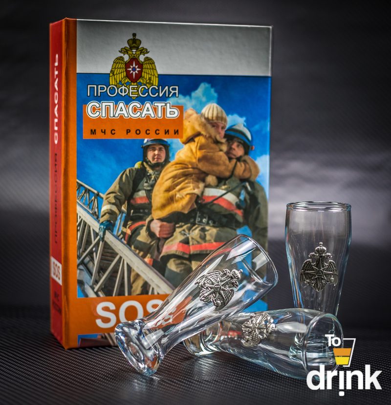 Набор водочных стопок «Профессия спасать» - фото