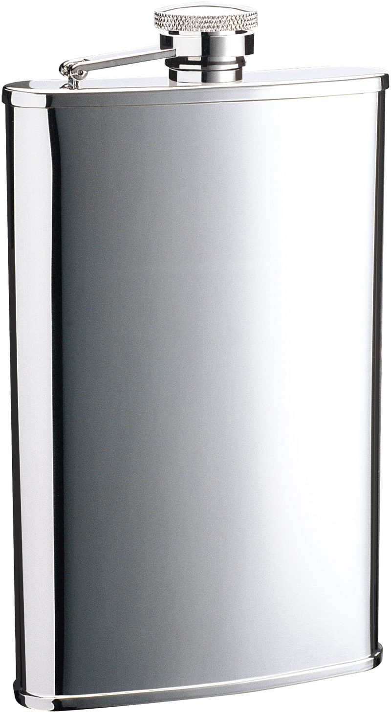 Итальянская фляга S.QUIRE «Silver» - фото