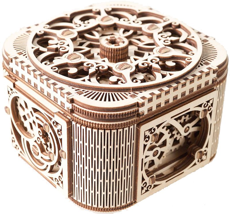 Сборная модель UGEARS Шкатулка с секретом - фото