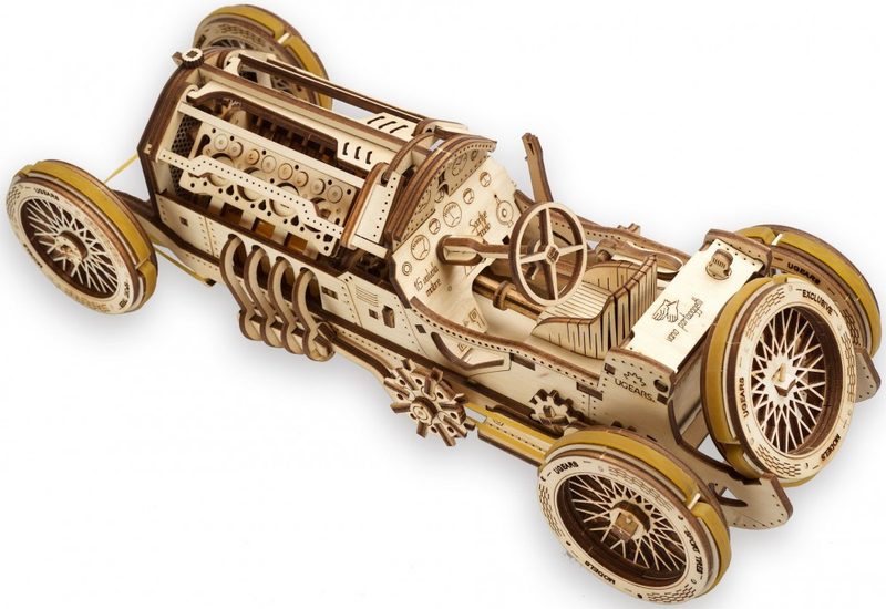 Сборная модель UGEARS Спорткар U-9 Гран-при - фото