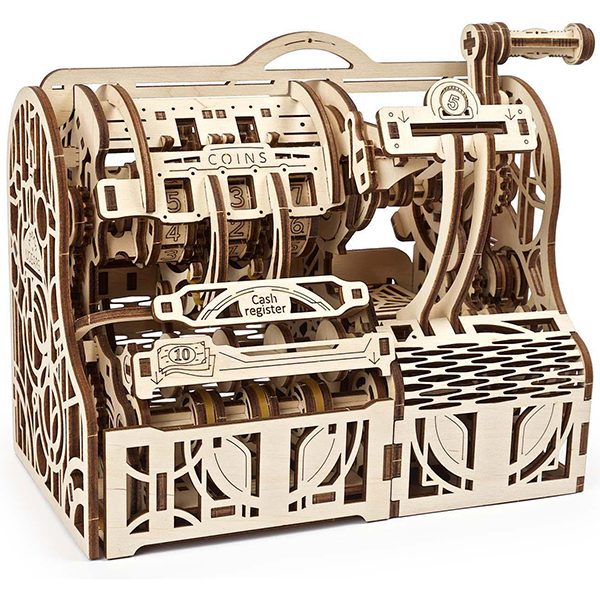 Сборная модель UGEARS Кассовый аппарат - фото
