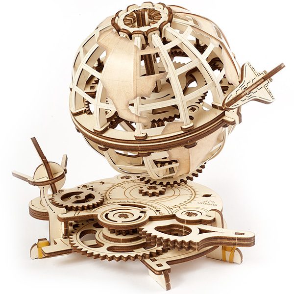 Сборная модель UGEARS Глобус - фото