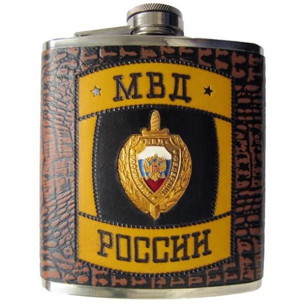 Оригинальная фляжка «МВД России» - фото
