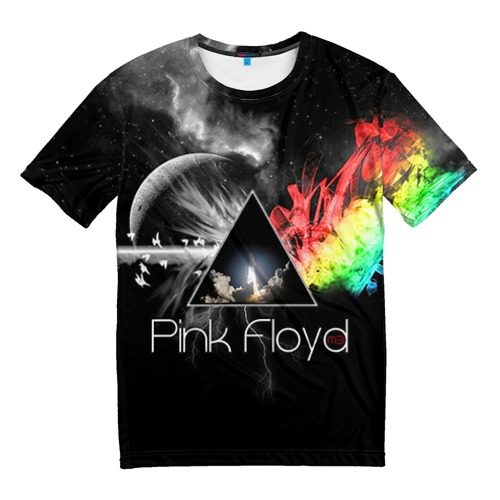 Мужская футболка 3D Pink Floyd - фото