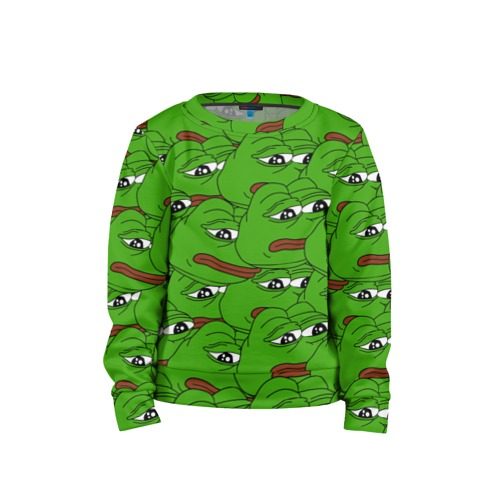 Детский свитшот 3D sad frogs - фото