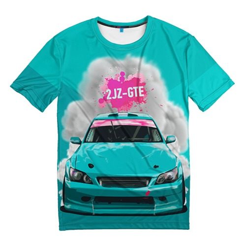 Мужская футболка 3D 2 JZ GTE - фото