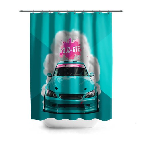 Штора 3D для ванной 2 JZ GTE - фото