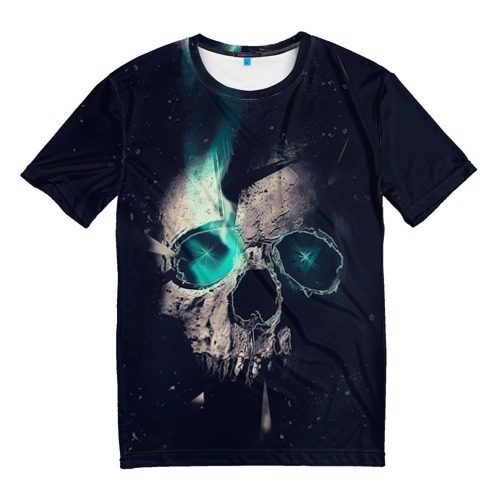 Мужская футболка 3D Skull eyes - фото